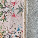 DumDekorace Romantický vintage koberec s botanickým vzorem Šířka: 160 cm | Délka: 220 cm