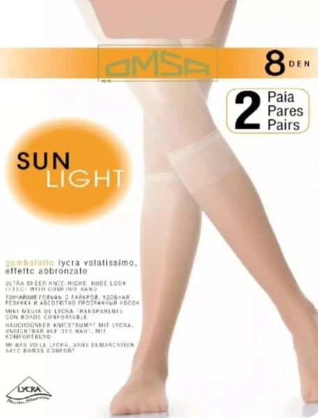 Podkolenky Sun Light 8DEN BEIGE NATURAL UNI