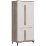 Skříň 2d Aston An11 dub cremona/kašmír