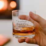 Bella Rose Sklenice Nasávam vianočnú atmosféru – SK, čirá barva, sklo, 250 ml