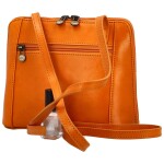 Luxusní dámská crossbody Katana Rebora, oranžová