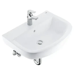 Grohe - Set umyvadla 60 cm a baterie Start Flow s výpustí, alpská bílá/chrom (39472000)