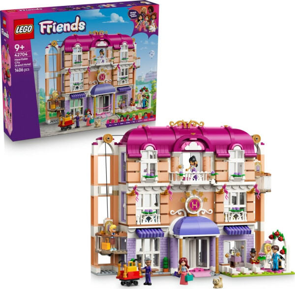 LEGO® Friends 42704 Grand Hotel v městečku Heartlake - LEGO®