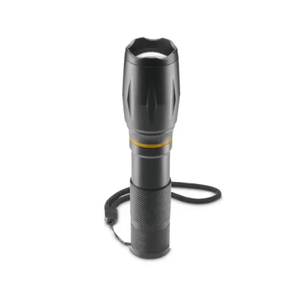Hama W200 LED svítilna / hliníková / 200 lm / 180 m / 3 režimy / zoom / COB / poutko / baterie (228620)