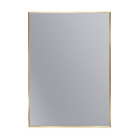 Erga Rectangle, obdélníkové zrcadlo 50x70 cm, zlatý rám, ERG-V01-RECTAGLE-5070-GD