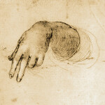 Nástěnný poznámkový kalendář 2026 NOTIQUE - Leonardo da Vinci, 30 x 30 cm