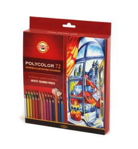 Kohinoor , 3837072007KZ, Polycolor, souprava uměleckých pastelek, 72 ks