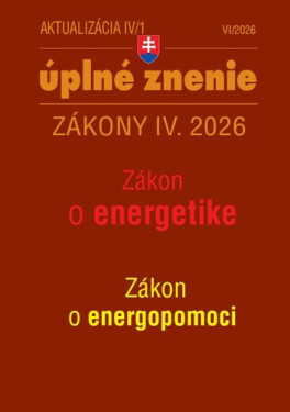 Aktualizácia IV/1 2026 – Stavebný zákon – územné plánovanie