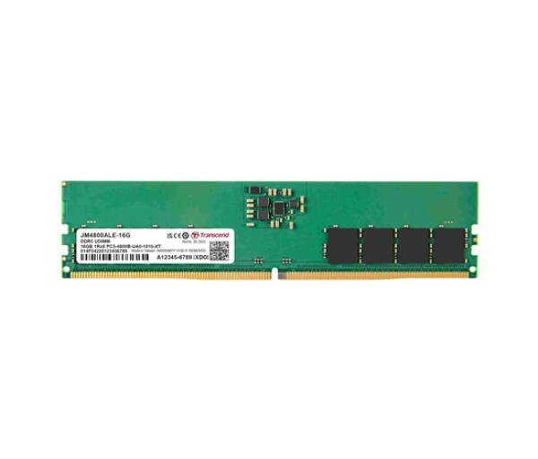 TRANSCEND DIMM DDR5 16GB 4800MHz 1Rx8 2Gx8 CL40 1.1V EDF_985193
