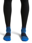 Pánské merino ponožky ICEBREAKER Mens Merino Run+ Ultralight Mini, Lazurite/Midnight Navy velikost: 44,5-46,5 (L)