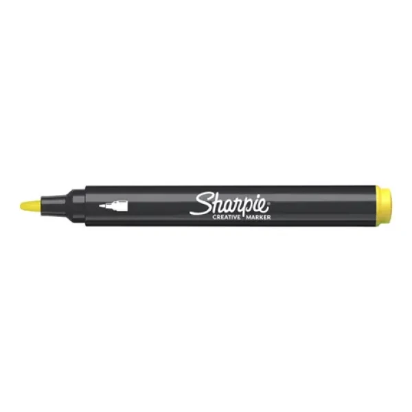 Sharpie Kreativní akrylový popisovač žlutá / Popisovač / kulatý hrot / voděodolný (2218063)