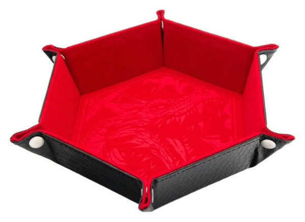 Dice tray - Tray Dragon Skin - Červená