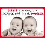 Nekupto Cedulka humor - Štěstí je to jediné...
