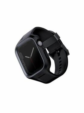 UNIQ Monos 2v1 řemínek a ochranné pouzdro pro Apple Watch 44/45mm černý UNIQ-45MM-MONOSBLK