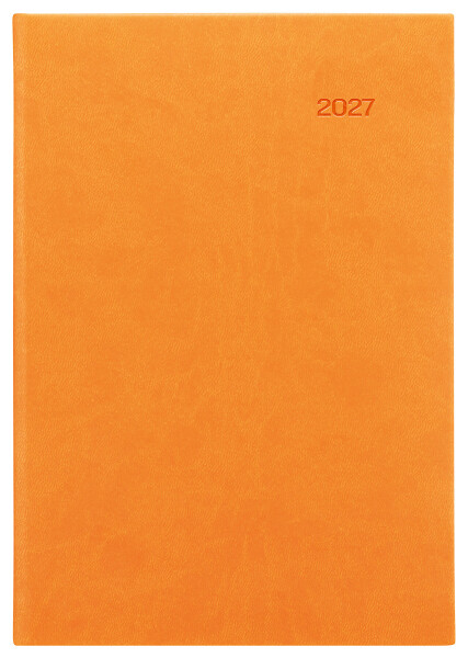 Týdenní diář 2027 Graspo A5 Viva oranžový