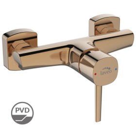 Laveo - Pola - nástěnná sprchová baterie bez příslušenství, růžové zlato BAP_840D