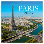 Poznámkový kalendář Paříž 2025, 30 30 cm