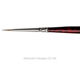 Kulatý štětec LifeColor Pure red sable s krátkým vlasem 0