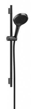 HANSGROHE - Rainfinity Set sprchové hlavice, tyče a hadice, 3 proudy, EcoSmart, kartáčovaný černý chrom 28746340