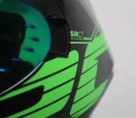 Helma na moto Xrc Drod black/green - 2Xl / černá