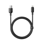 Baseus Silky (P10377702113-00) Rychlonabíjecí kabel USB-A/Lightning 2.4A 1m černá (P10377702113-00)