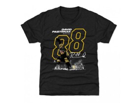 Pánské tričko Boston Bruins David Pastrnak #88 OUTLINE 500 Level Velikost:
