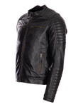 Pánská Kožená Bunda Diesel Fabio V12 Brixton Černá Velikost: 7XL