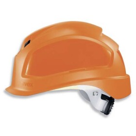 Uvex pheos 9772231 ochranná helma s přívodem vzduchu oranžová
