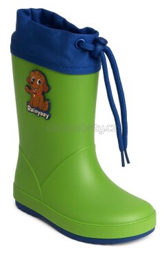 Dětské holinky Coqui lime/royal Velikost: 28