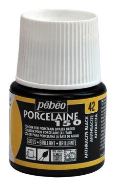 Pébéo Barva na porcelán a sklo Porcelaine 150 45 ml - černá 42