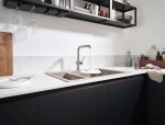 HANSGROHE - M54 Dřezová baterie Talis s výsuvnou koncovkou, sBox, kartáčovaný černý chrom 72809340
