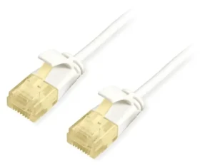 Equip Cat6a SlimFlex bílá / Patch kabel / U/UTP / RJ-45 / 0,25 m / LSZH (626001)