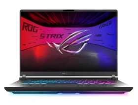 Asus ROG Strix G16 šedá / Herní notebook / 16" WQXGA / Intel Core Ultra 9 290HX Plus / 64GB / 1TB SSD / RTX 5080 16GB (G615LW-TS317Z)