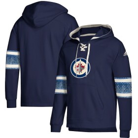 Pánská Mikina Winnipeg Jets Adidas Jersey Lace-Up Pullover Hoodie Velikost: