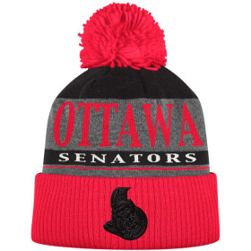 Adidas Pánská Zimní Čepice Ottawa Senators Cuffed Knit Hat With Pom
