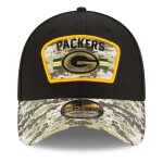 New Era Pánská kšiltovka Green Bay Packers NFL 2021 On-Field Salute to Service 39THIRTY Flex Fit Velikost: S/M