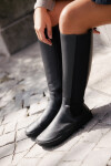 Shapen Harper Black Leather