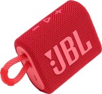 JBL GO 3 červená / Přenosný reproduktor / Bluetooth / výdrž 5 hodin / IPX7 (JBL GO3RED)