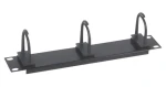 XtendLan 10" / Vyvazovací panel / 1U / 3x plastová úchytka (PP01-CB)