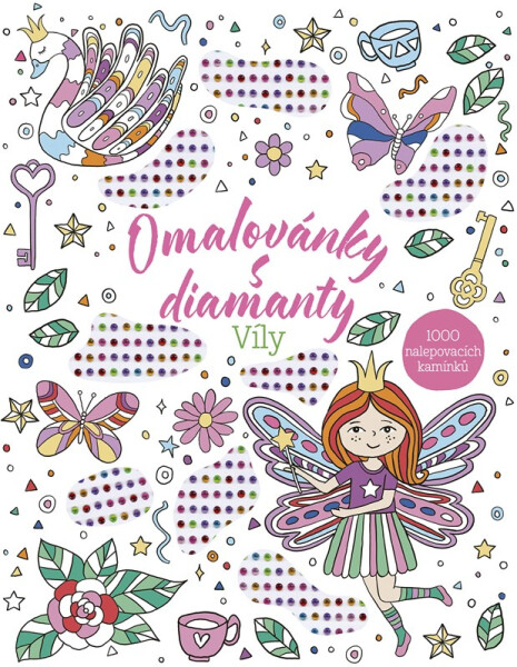 Omalovánky s diamanty Víly - Grace West