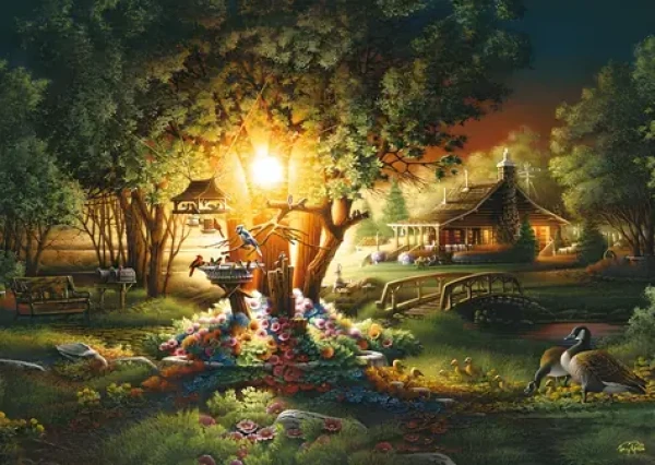 SCHMIDT Puzzle Nádherná jarní záře