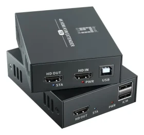 LevelOne HVE-8111 černá / Rozšiřovač HDMI / Cat5e/Cat6 / 100 m / 4K 60Hz (HVE-8111)