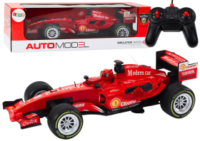 Mamido RC závodní auto 1:12 červené se světly a zvuky