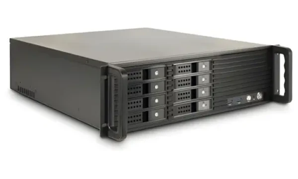 Inter-Tech IPC 3U-3508 černá / Serverová skříň / 3U / ATX / 8x 2,5"/3,5" hot-swap / 2x USB 3.2 Gen1 (88887335)