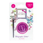 Lukky gelové oční stíny s holgrafickými třpytkami a štětcem, - EPEE