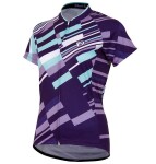 Cyklistický dres Pearl izumi MTB LTD JERSEY W - blockstripe blackberry Velikost: XS