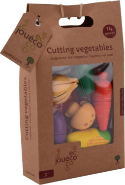 Dřevěná zelenina s prkénkem a nožem - John Mája