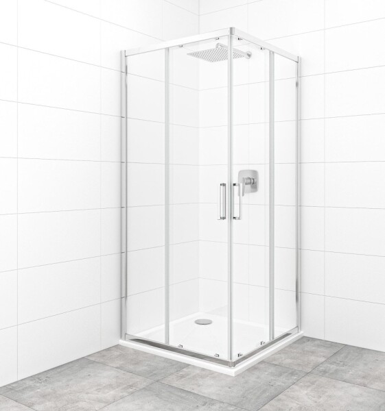 Sprchový kout čtverec 90x90 cm SAT TEX SATBKTEXQ90CRT SATBKTEXQ90CRT