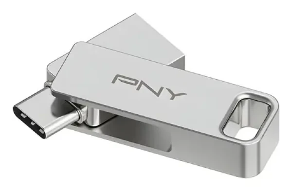 PNY DUO LINK 128GB / Flash disk / USB 3.2 / OTG / USB-A/USB-C / 200 MB/s (P-FDI128DULINKTYC-GE)