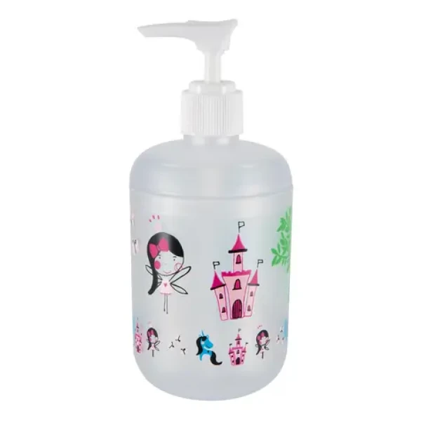 Spirella FAIRY dětský dávkovač mýdla víly / PVC / 250 ml (7610583200617)